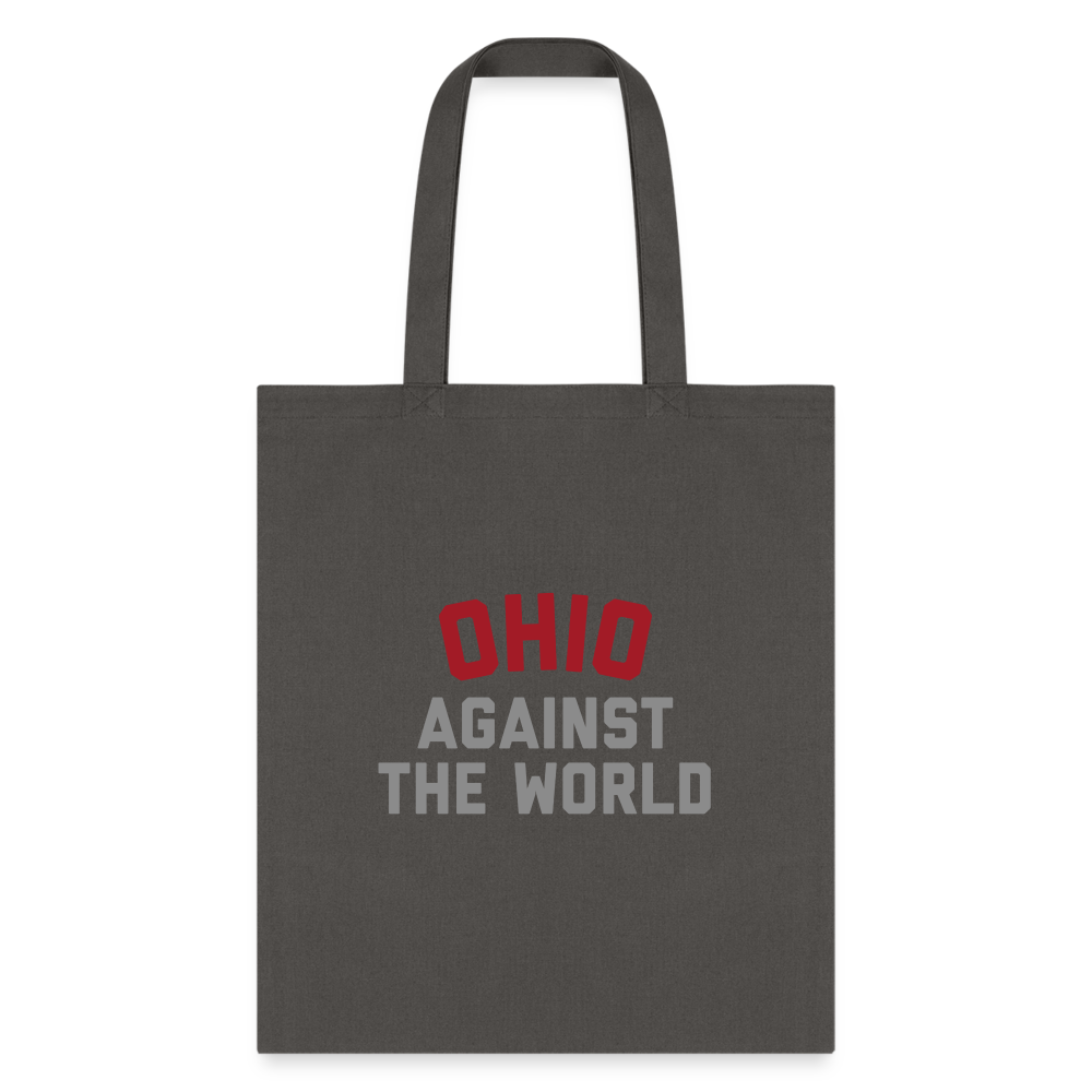 Ohio Against the World Tote Bag - charcoal