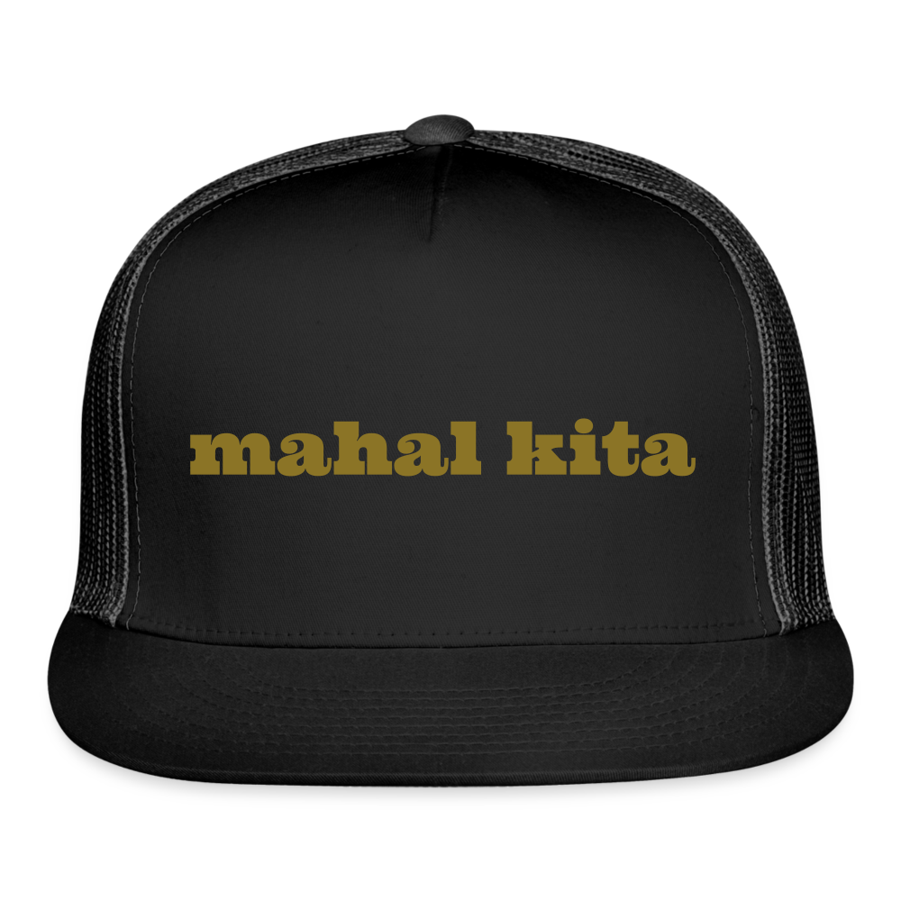 Mahal Kita Trucker Cap - black/black