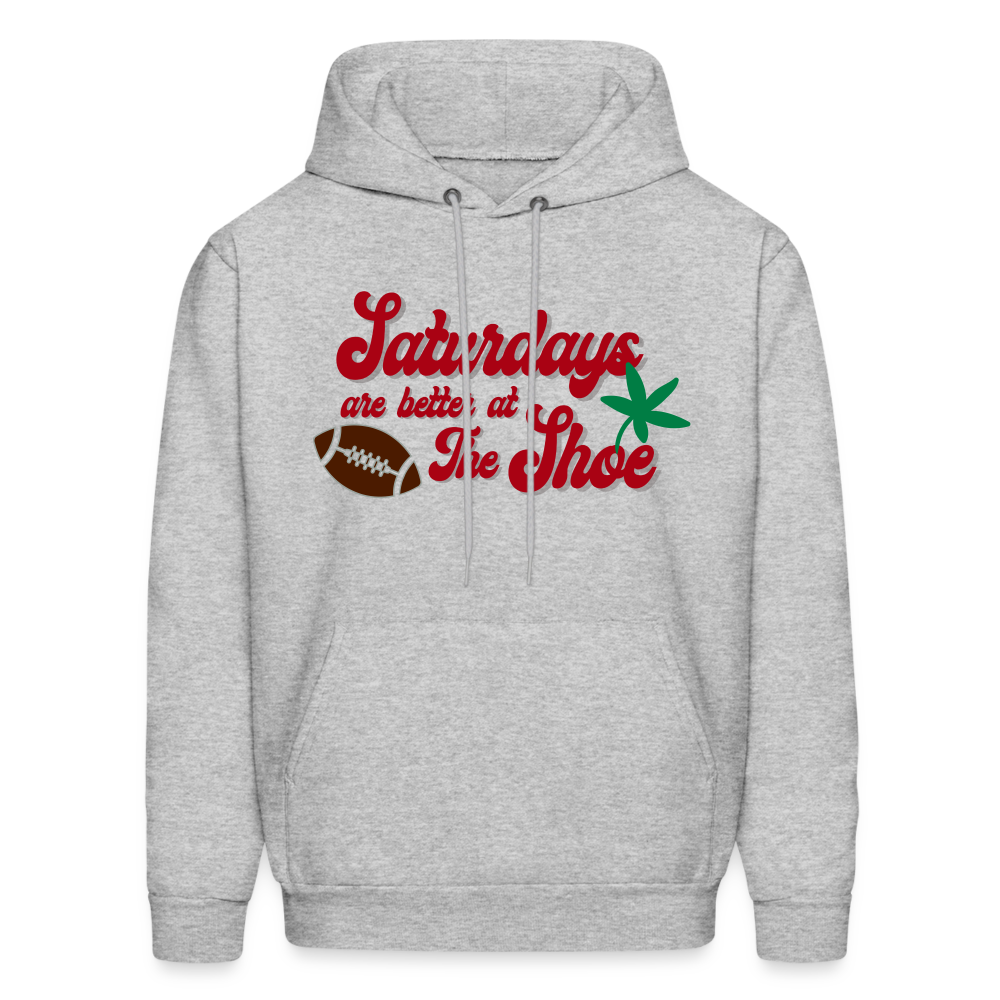 Saturdays Are Better At the Shoe Men's Hoodie - heather gray