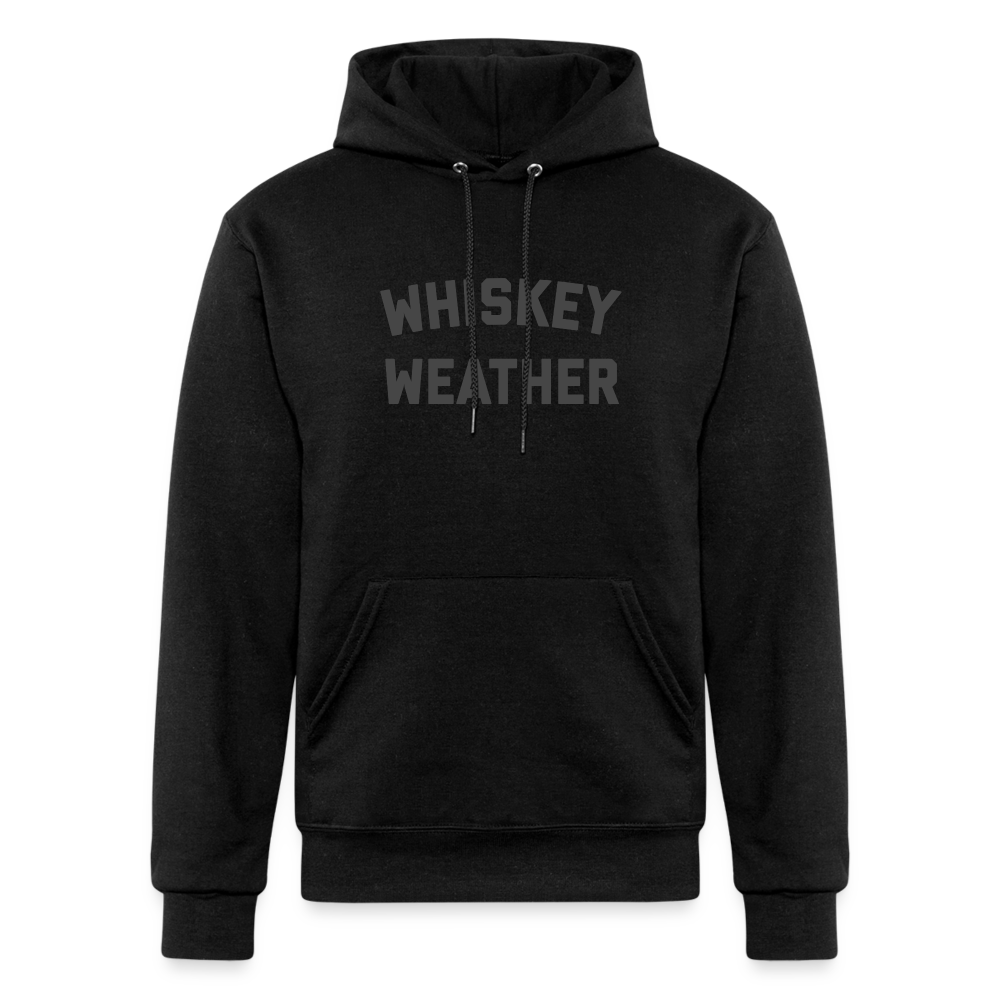Whiskey Weather Champion Unisex Powerblend Hoodie - black