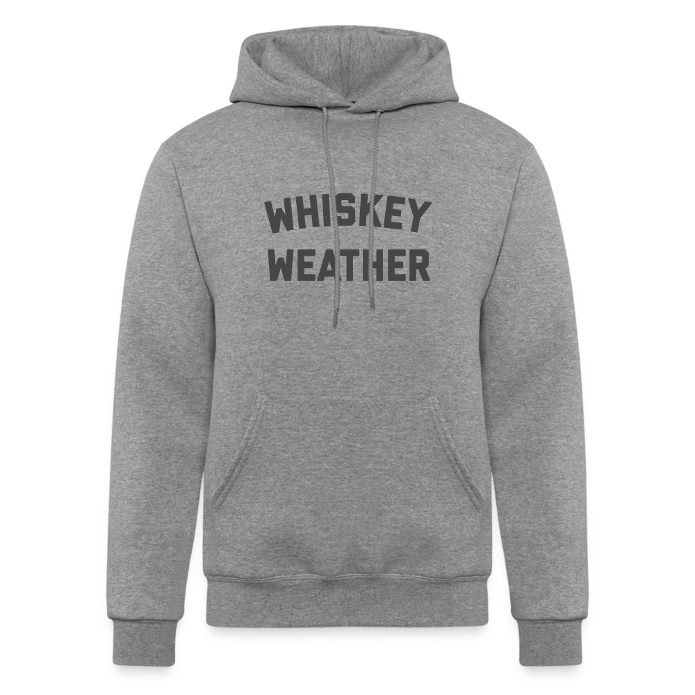 Whiskey Weather Champion Unisex Powerblend Hoodie - heather gray