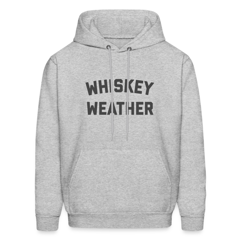 Whiskey Weather Men's Hoodie - heather gray