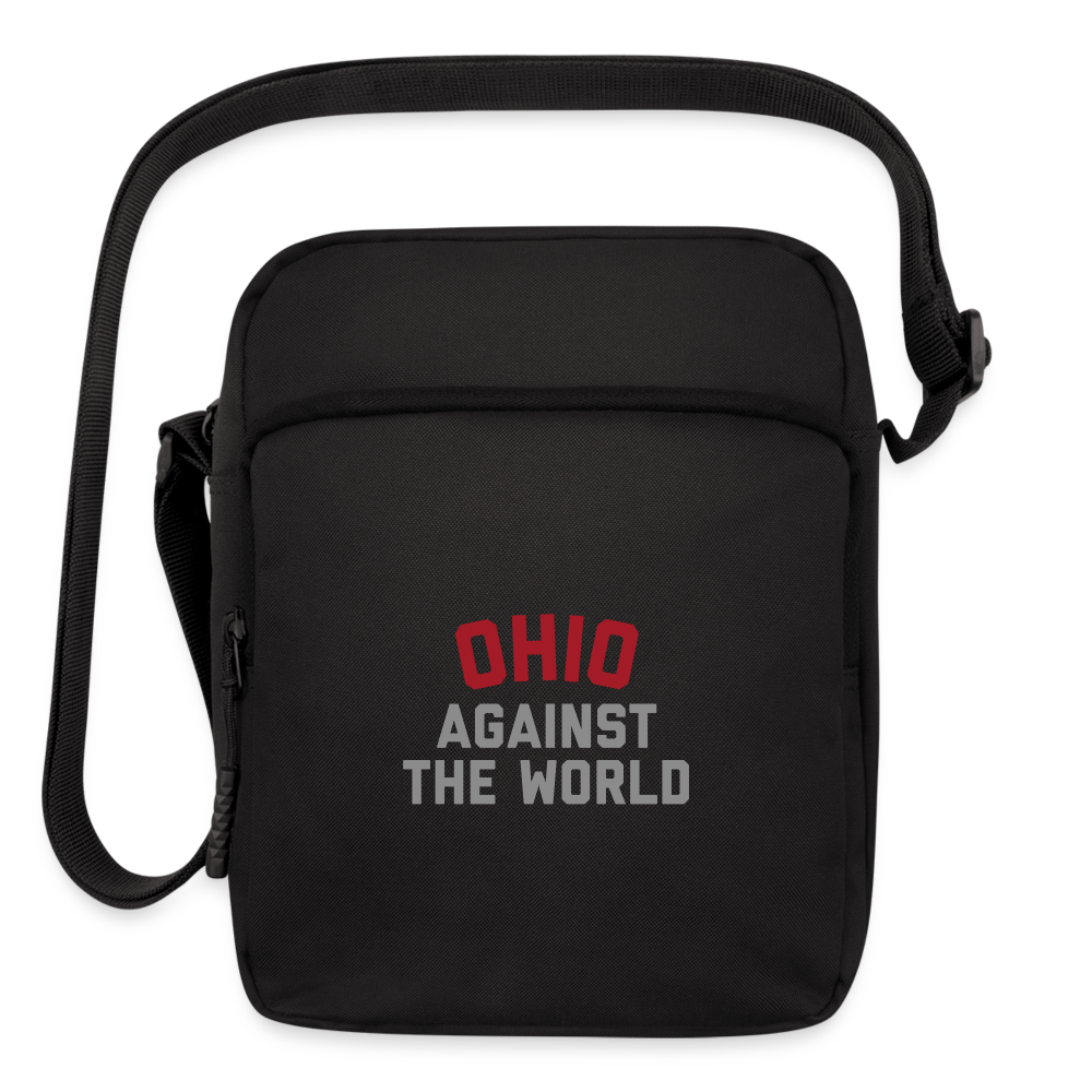 Ohio Against the World Upright Crossbody Bag - black