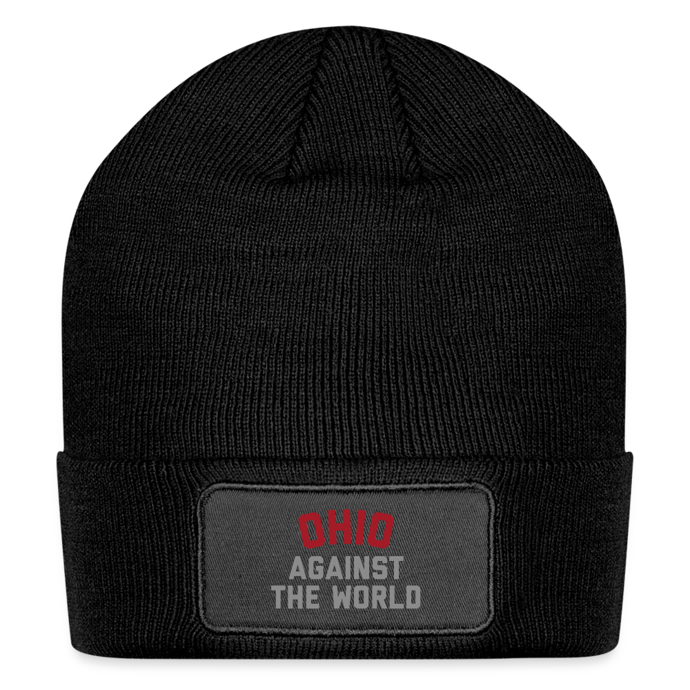 Ohio Against the World Patch Beanie - black