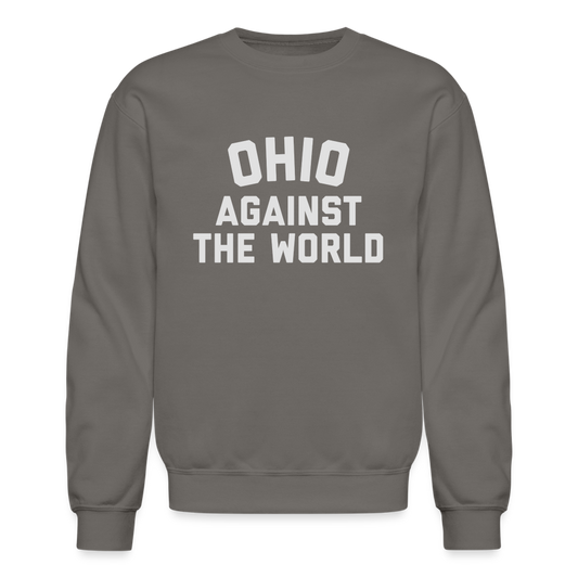 Ohio Against the World Crewneck Sweatshirt - asphalt gray