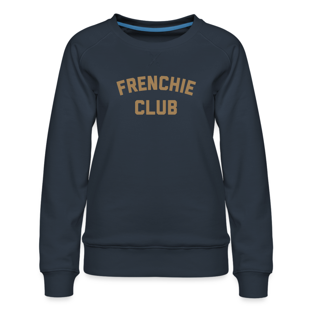 Frenchie Club Women’s Premium Sweatshirt - navy