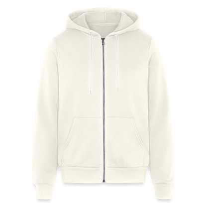 Frenchie Club Bella + Canvas Unisex Full Zip Hoodie - vintage white