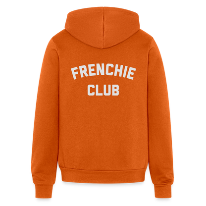 Frenchie Club Bella + Canvas Unisex Full Zip Hoodie - autumn