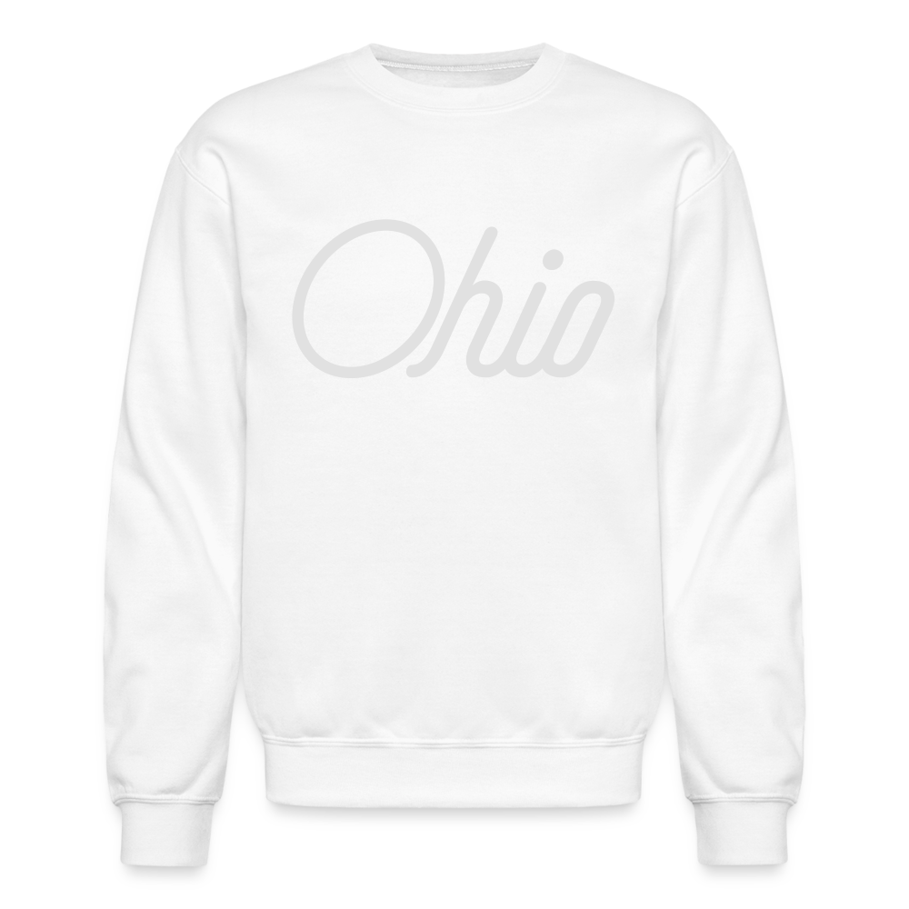 Ohio Script Crewneck Sweatshirt - white