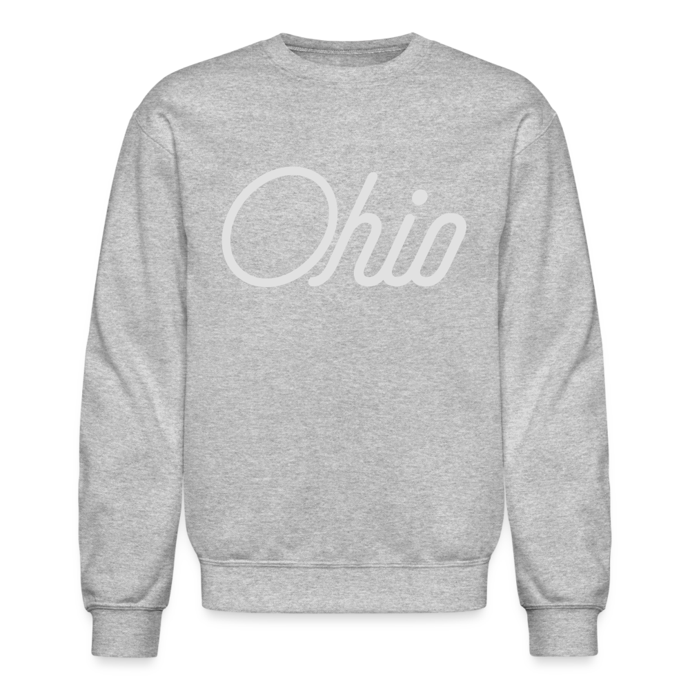 Ohio Script Crewneck Sweatshirt - heather gray