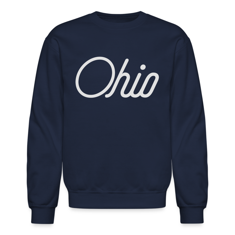 Ohio Script Crewneck Sweatshirt - navy