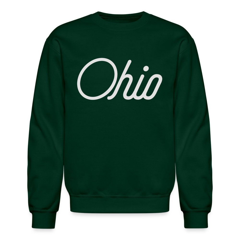 Ohio Script Crewneck Sweatshirt - forest green