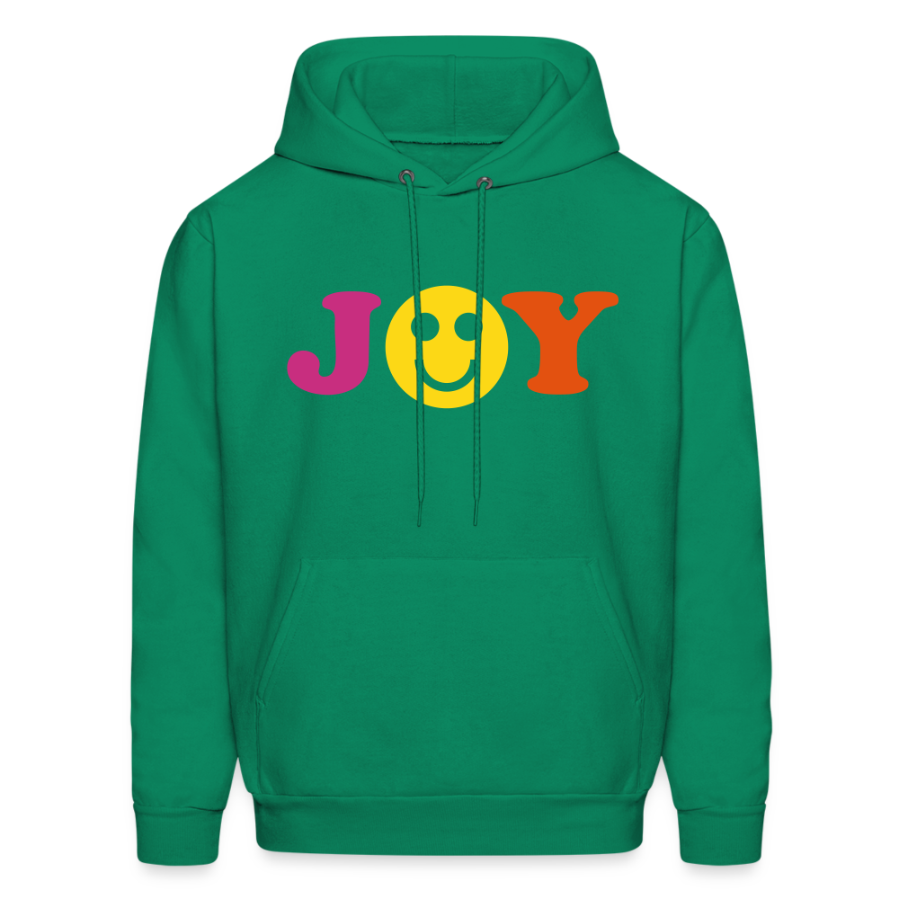 Joy Smiley Men's Hoodie - kelly green
