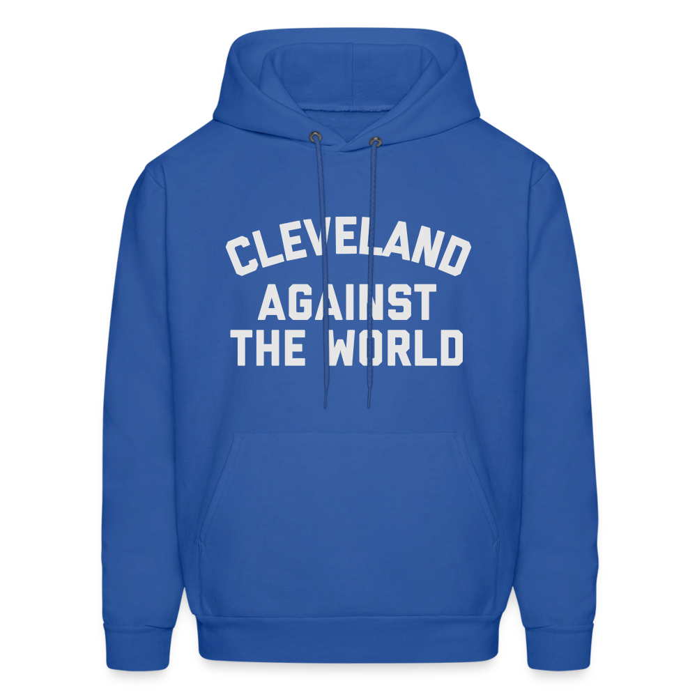 Cleveland Against the World Men's Hoodie - royal blue