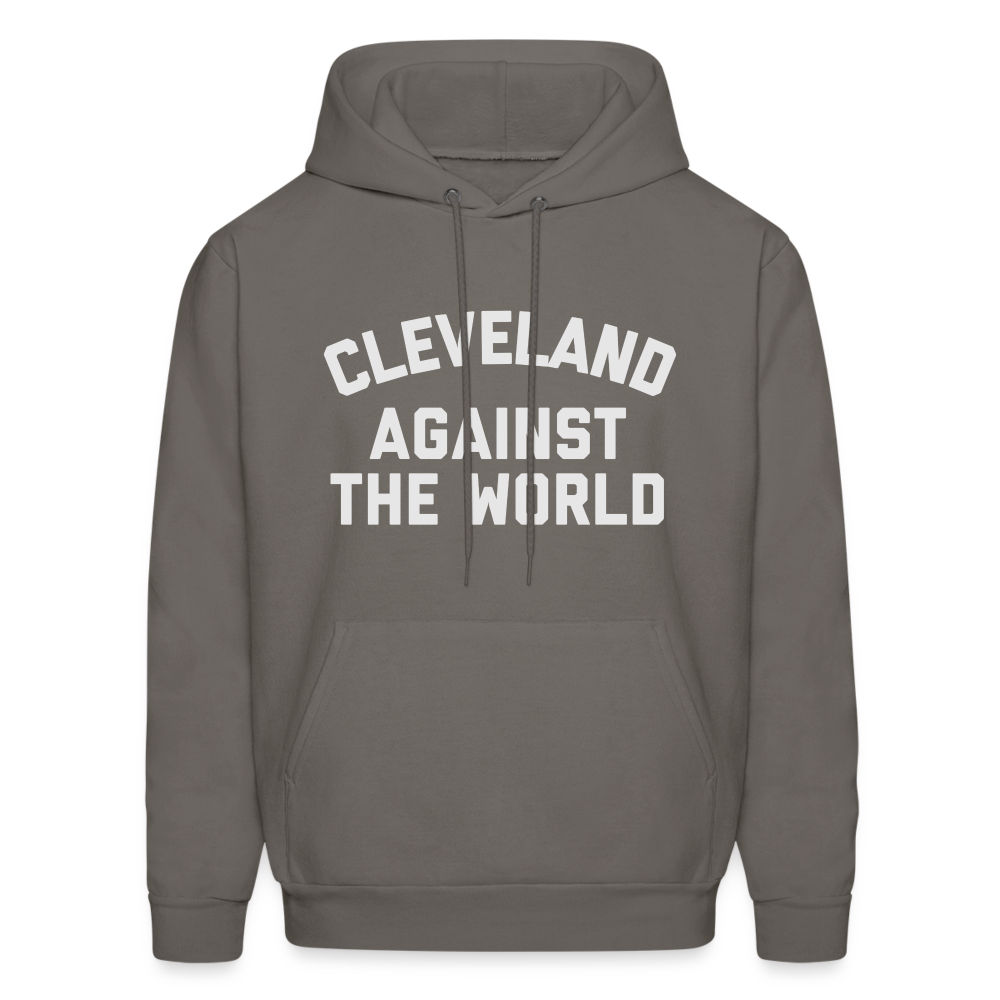 Cleveland Against the World Men's Hoodie - asphalt gray