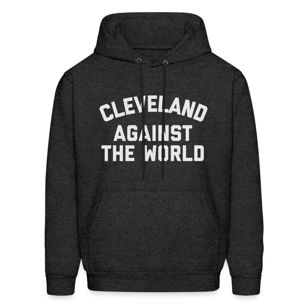 Cleveland Against the World Men's Hoodie - charcoal grey