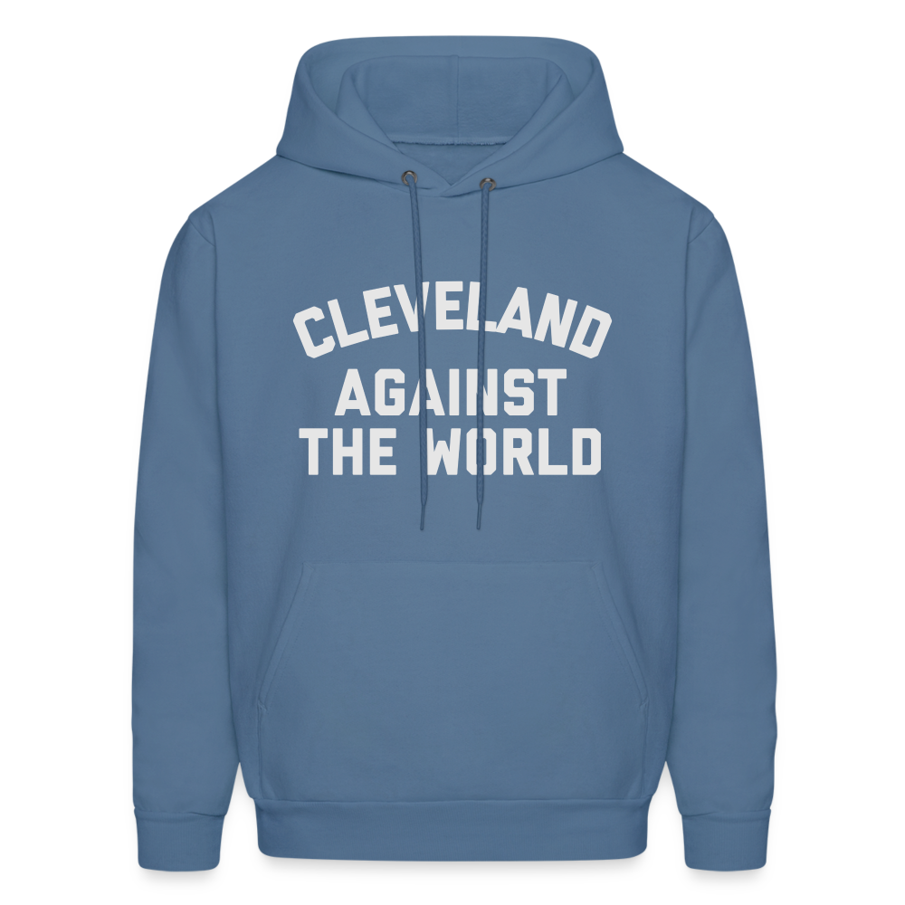 Cleveland Against the World Men's Hoodie - denim blue