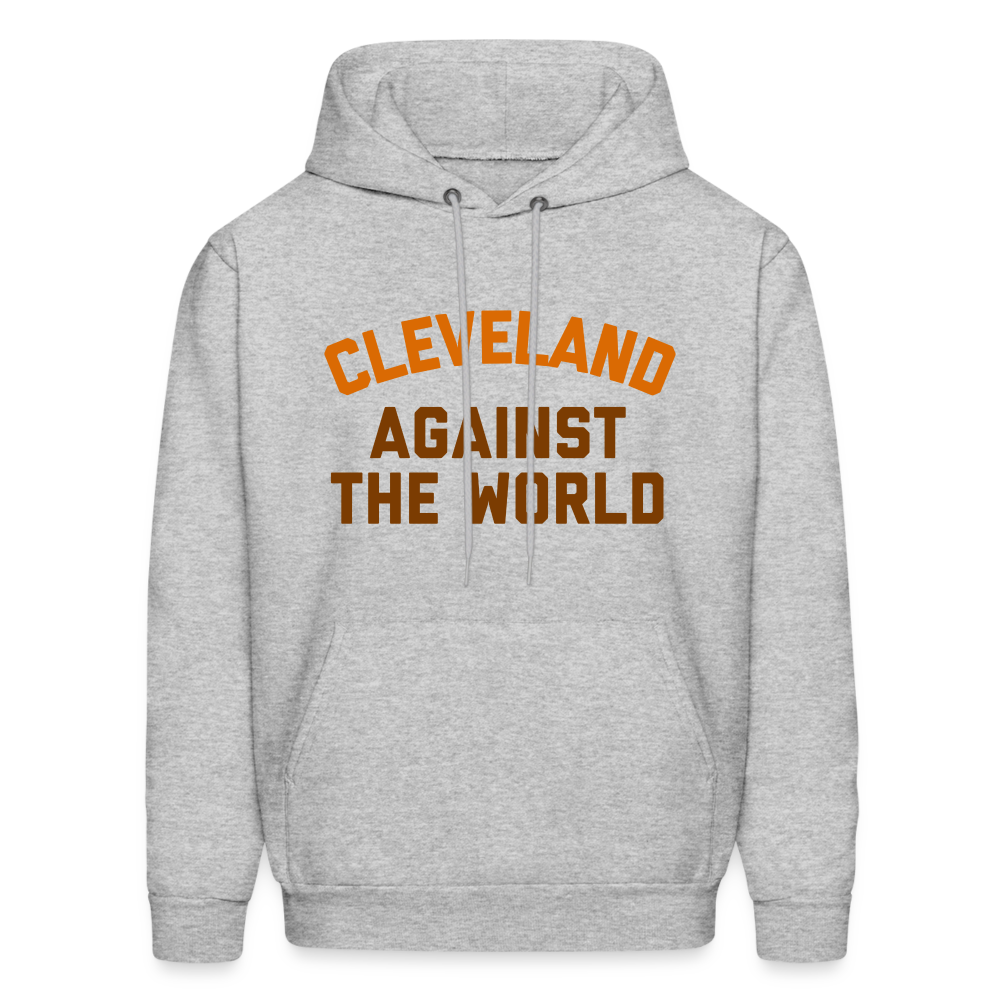 Cleveland Against the World Men's Hoodie - heather gray