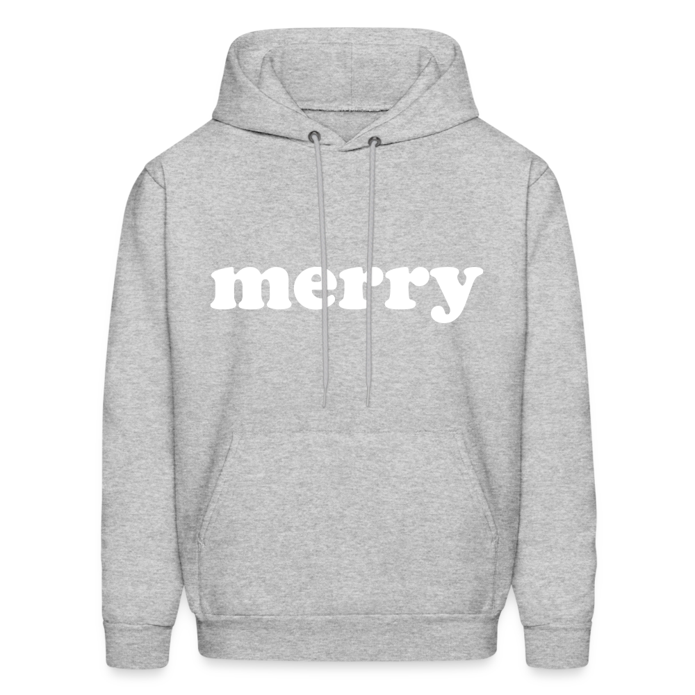 Merry Men's Hoodie - heather gray