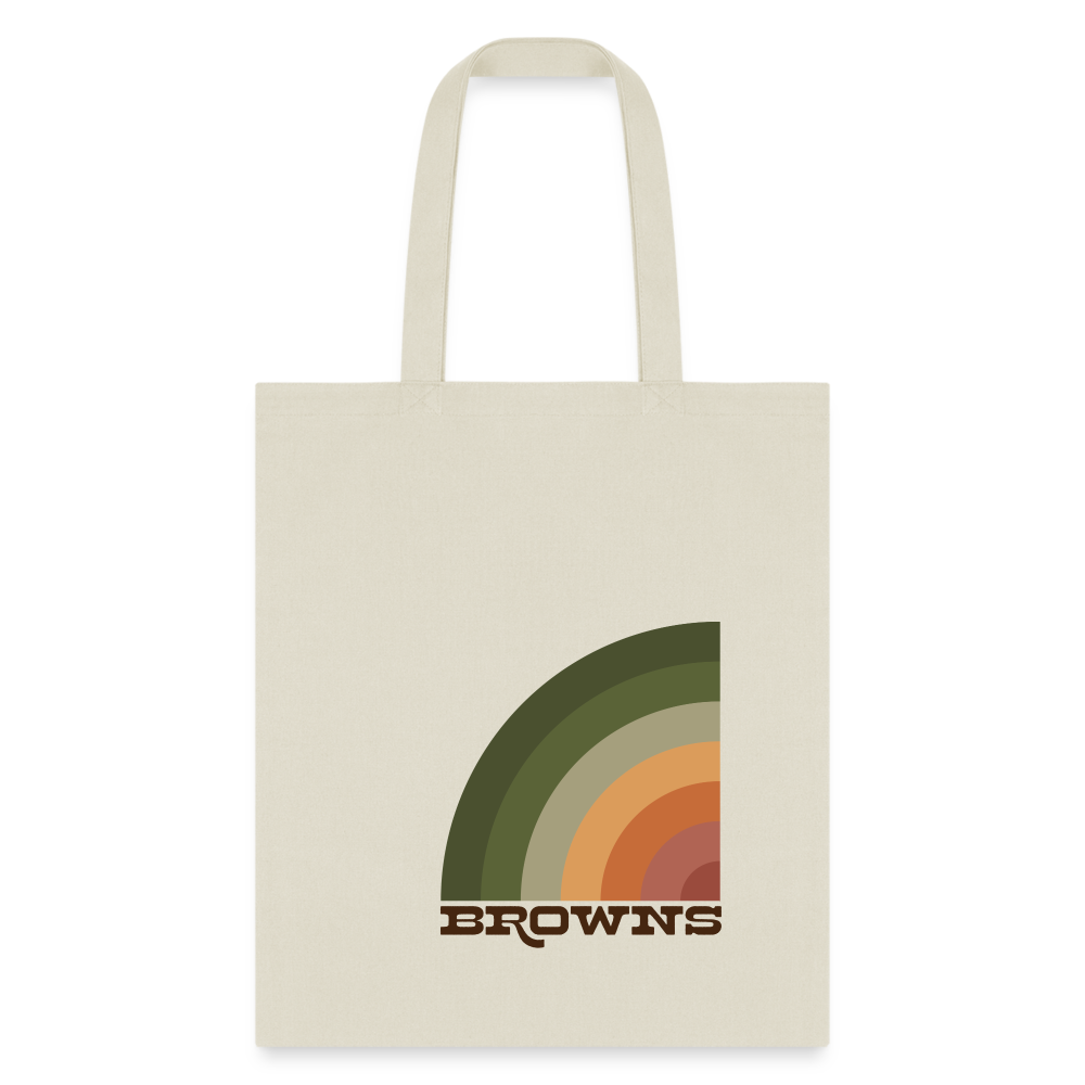 Browns Rainbow Tote Bag - natural