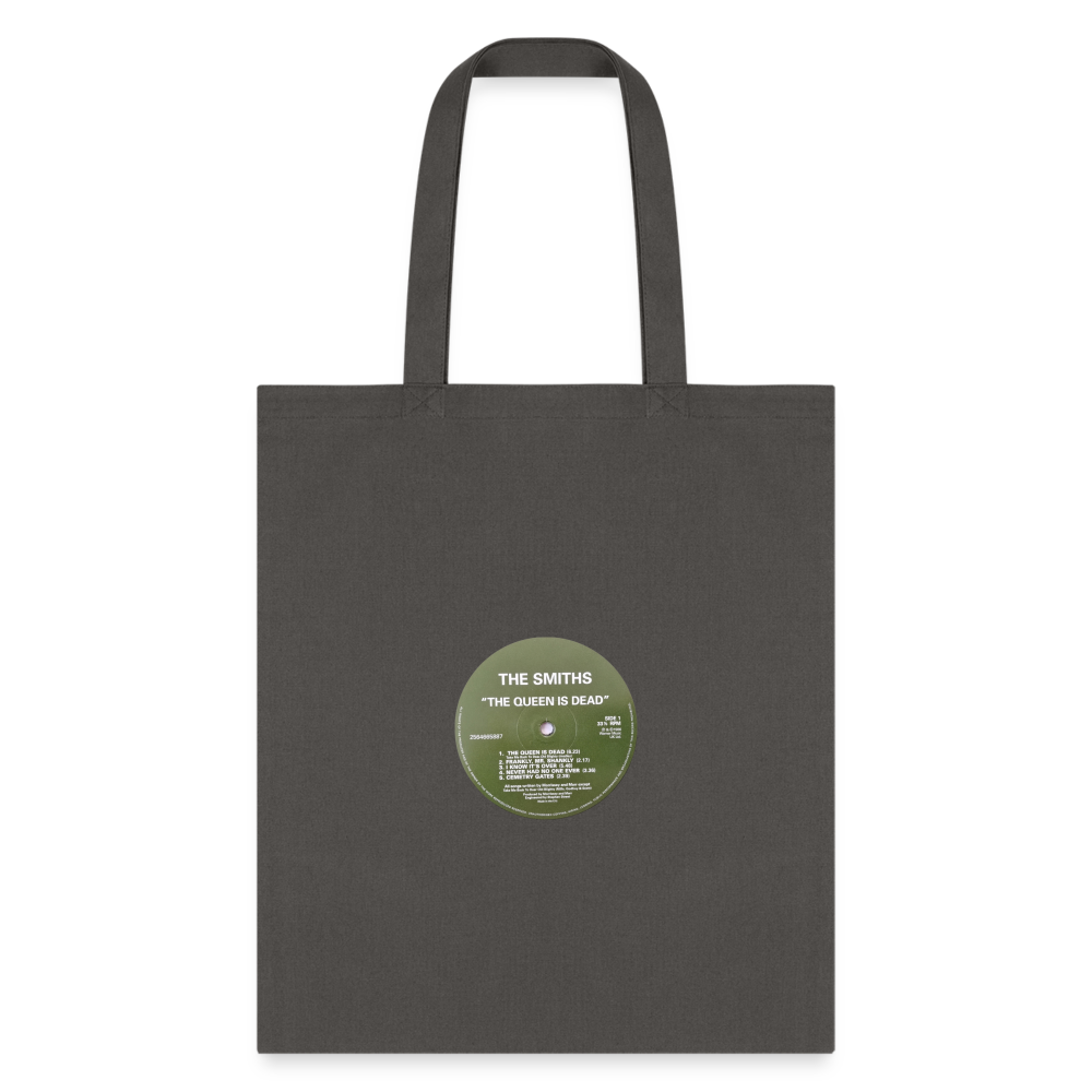 The Smiths Record Tote Bag - charcoal