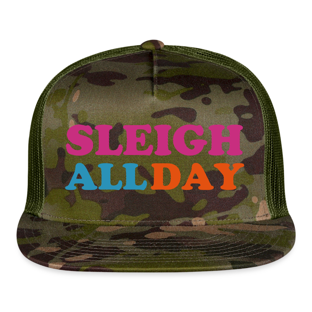 Sleigh All Day Trucker Cap - MultiCam\green