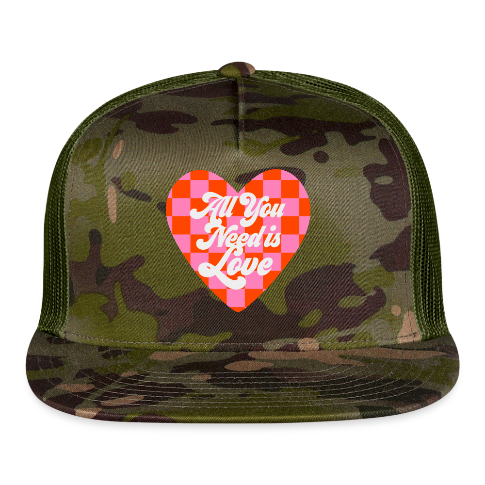 All You Need is Love Trucker Cap - MultiCam\green