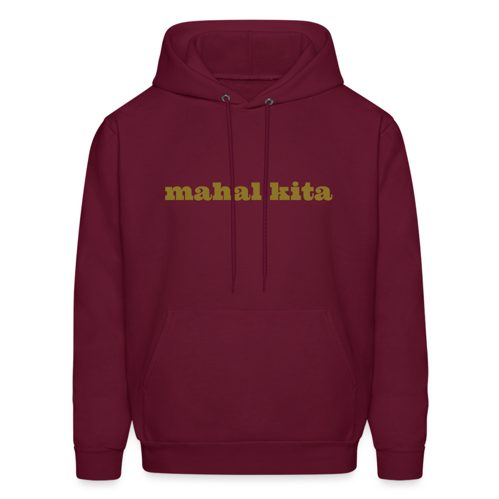 Mahal Kita Men's Hoodie - burgundy