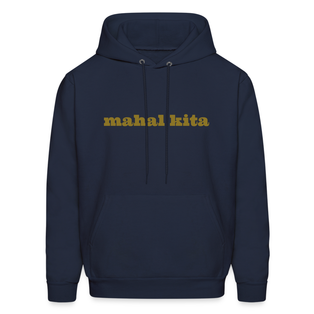 Mahal Kita Men's Hoodie - navy