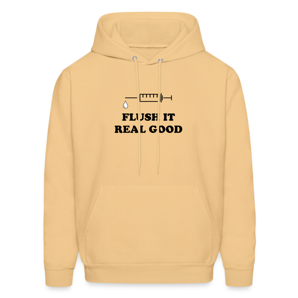 Flush It Real Good Men's Hoodie - light yellow