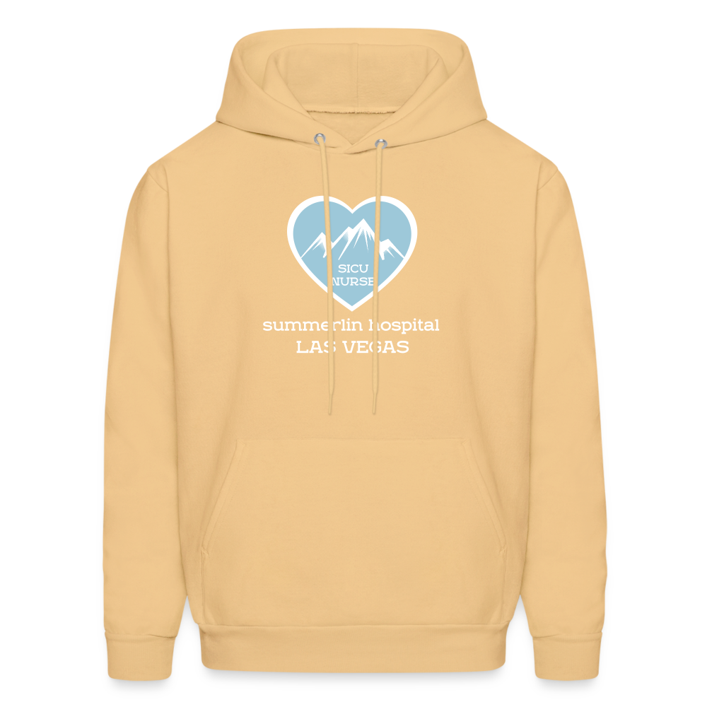 SICU Nurse Men's Hoodie - light yellow