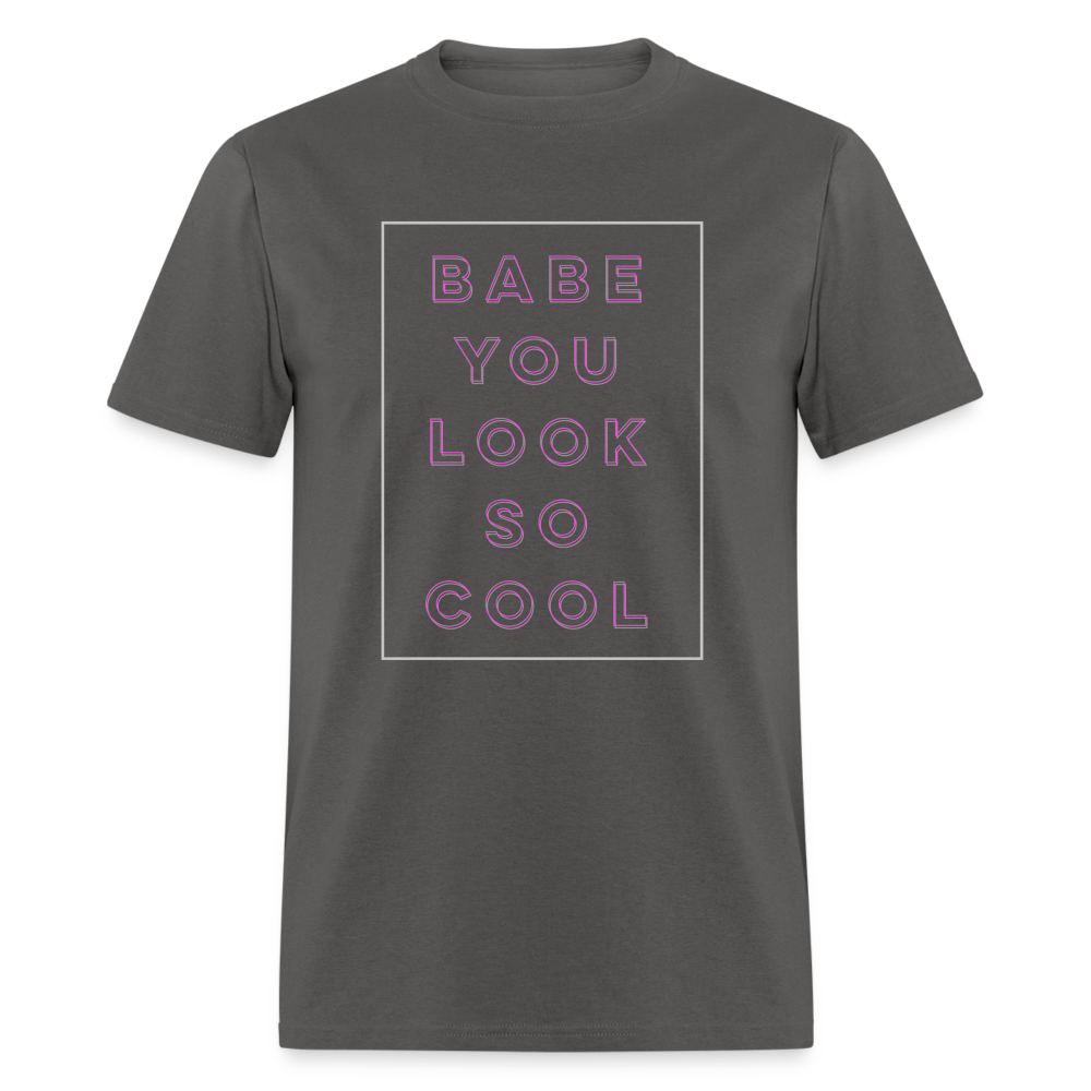 Babe You Look So Cool 1975 Unisex Classic T-Shirt - charcoal