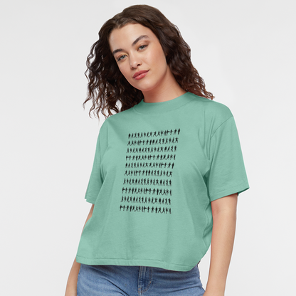 Tai Chi Women's Boxy Tee - saltwater
