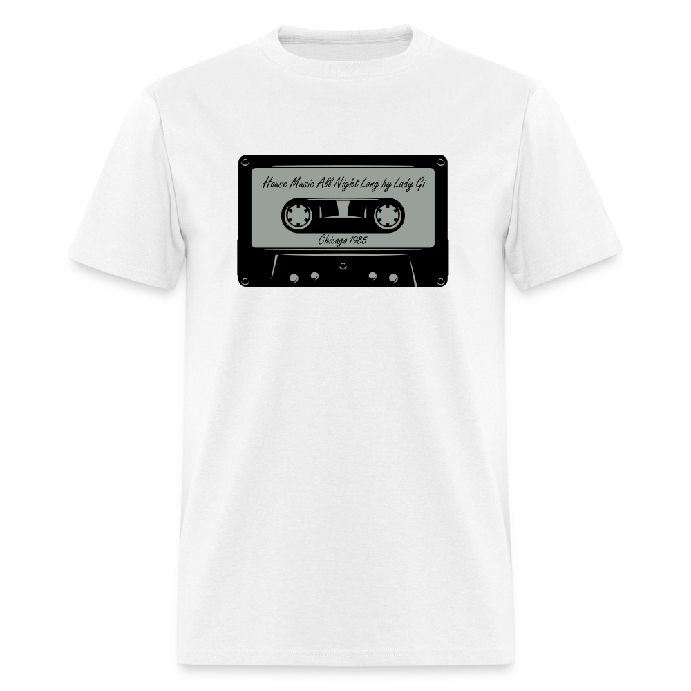 House Music by Lady Gi Mixtape Unisex Classic T-Shirt - white