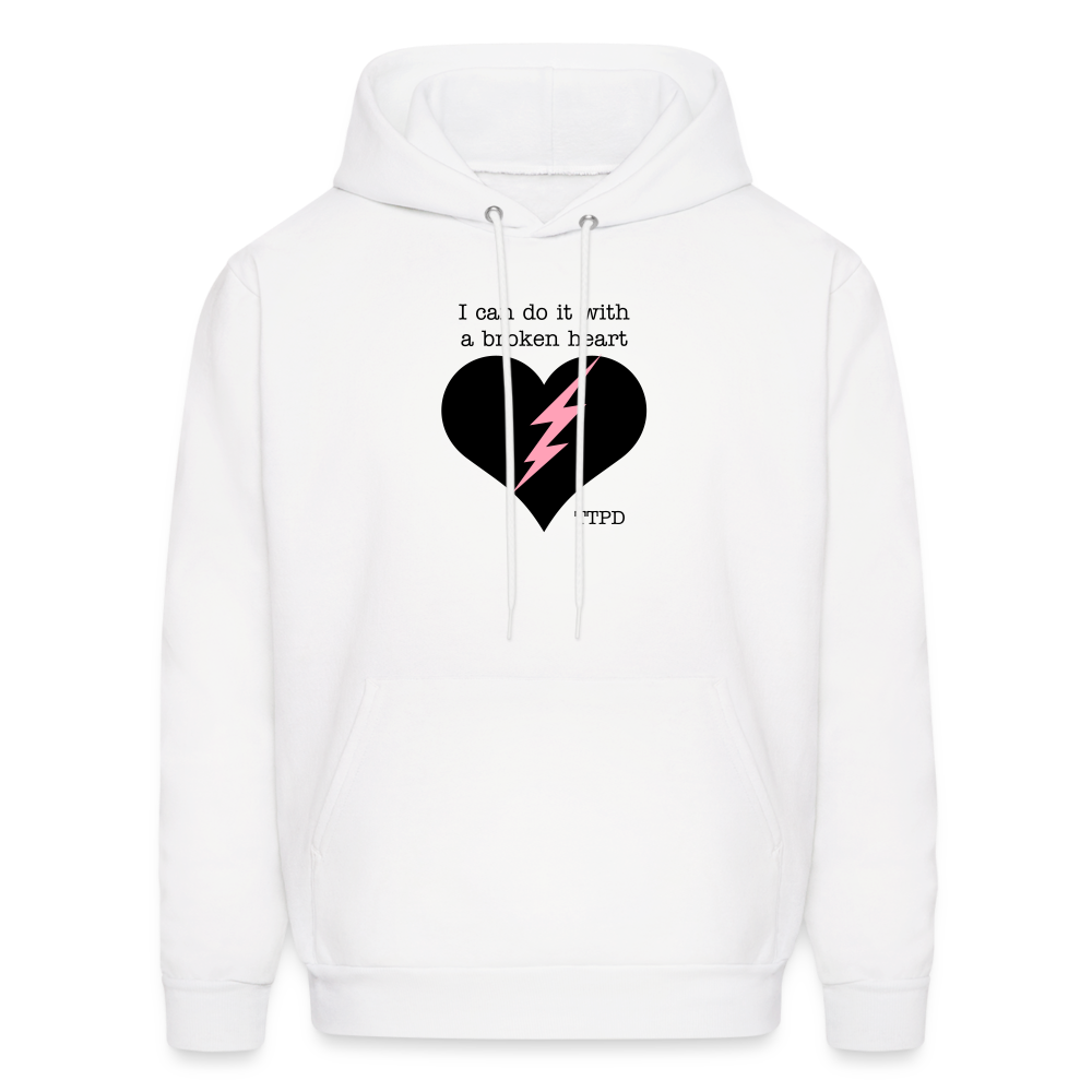 I Can Do It With A Broken Heart TTPD Taylor Swift Men's Hoodie - white