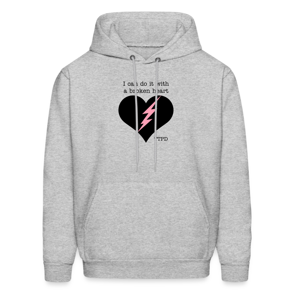 I Can Do It With A Broken Heart TTPD Taylor Swift Men's Hoodie - heather gray