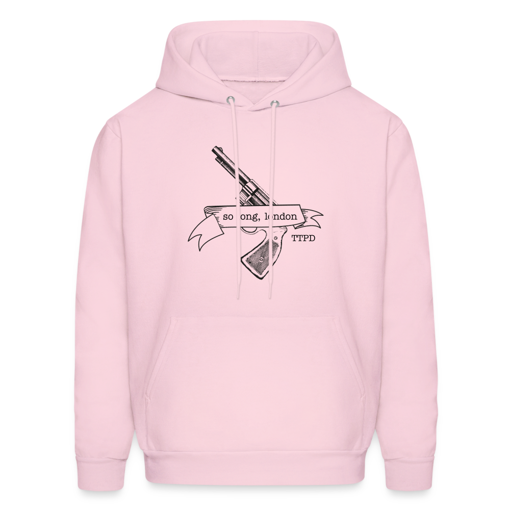 So Long, London Taylor Swift TTPD Men's Hoodie - pale pink