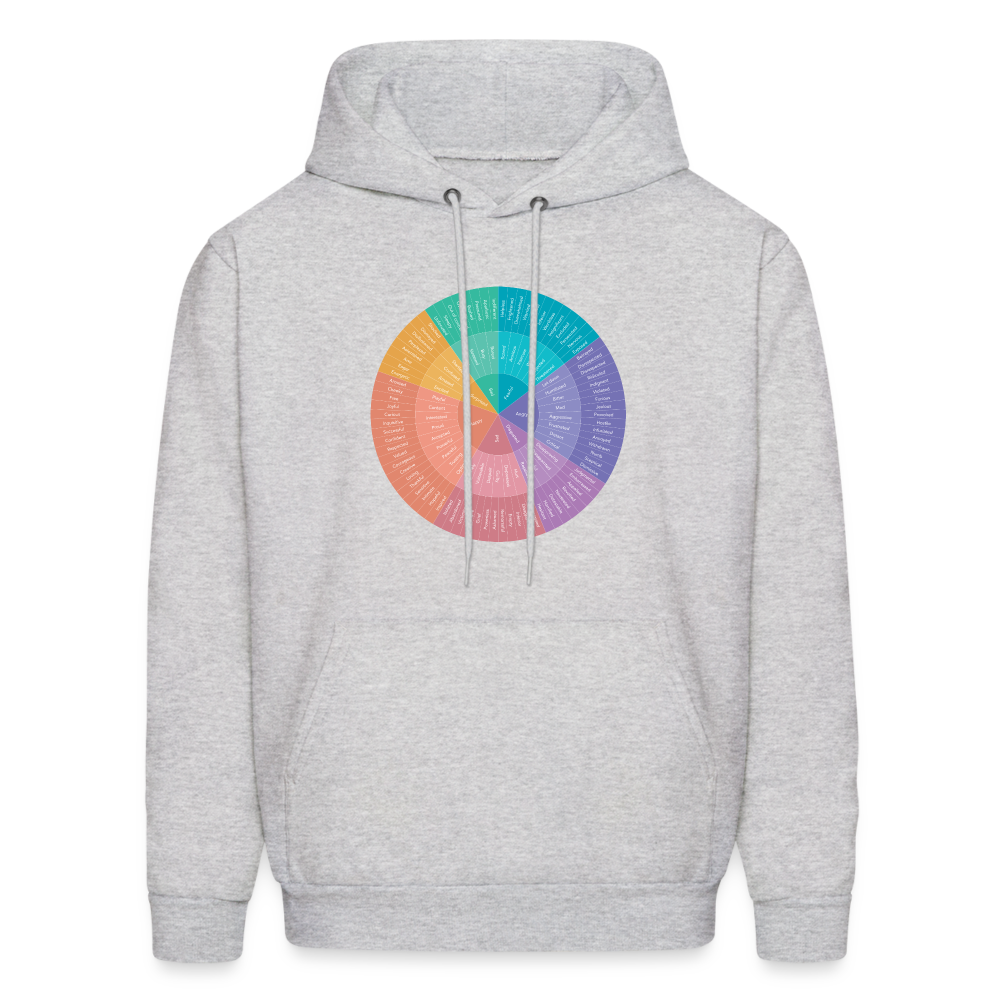 Emotional Wheel Men's Hoodie - ash 