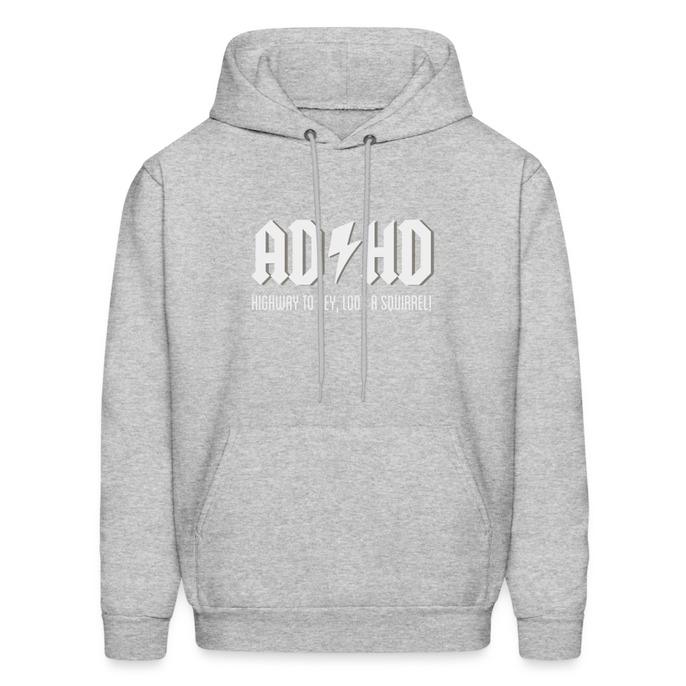 ADHD Squirrel! Men's Hoodie - heather gray