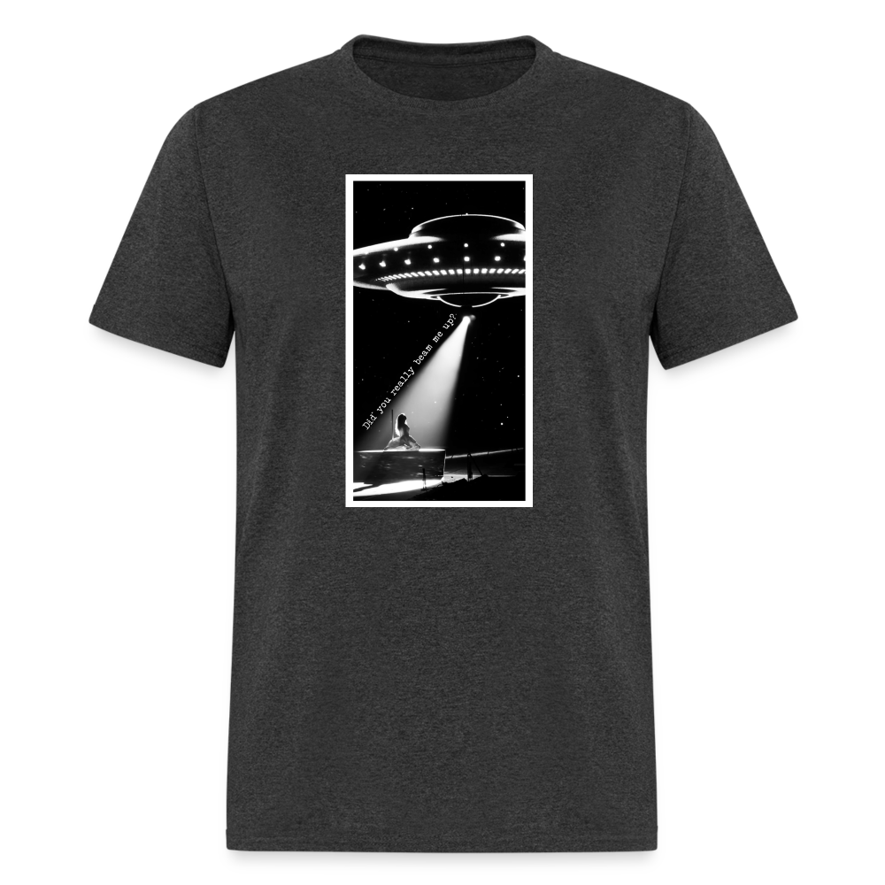 Beam Me Up Down Bad TTPD Taylor Swift Unisex Classic T-Shirt - heather black