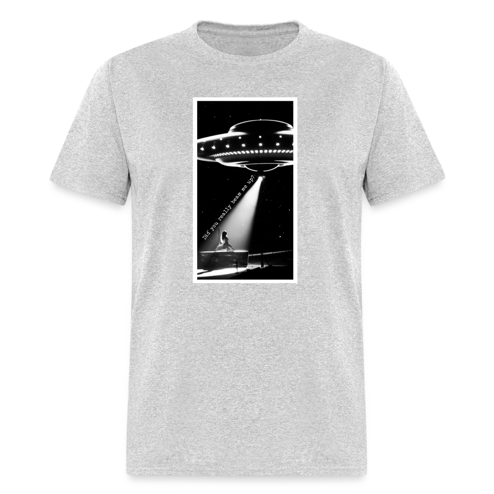 Beam Me Up Down Bad TTPD Taylor Swift Unisex Classic T-Shirt - heather gray