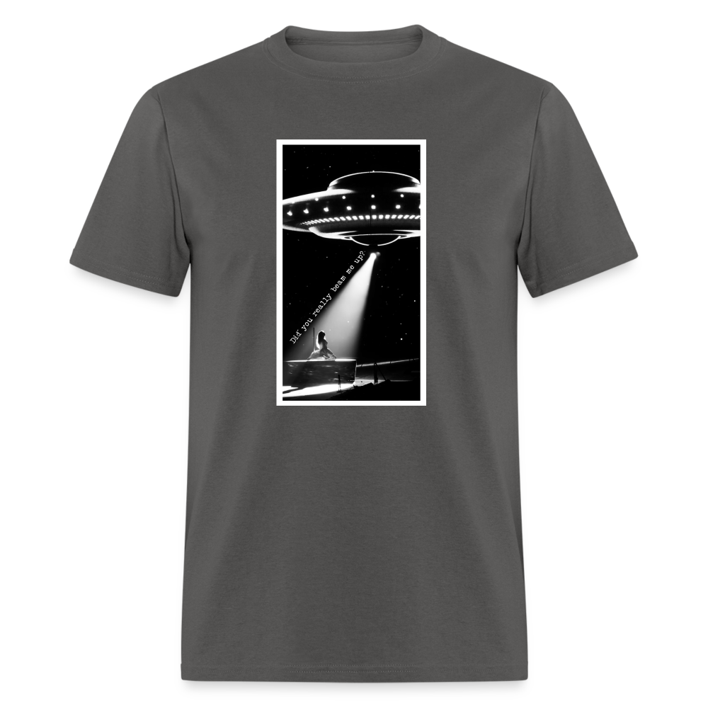 Beam Me Up Down Bad TTPD Taylor Swift Unisex Classic T-Shirt - charcoal