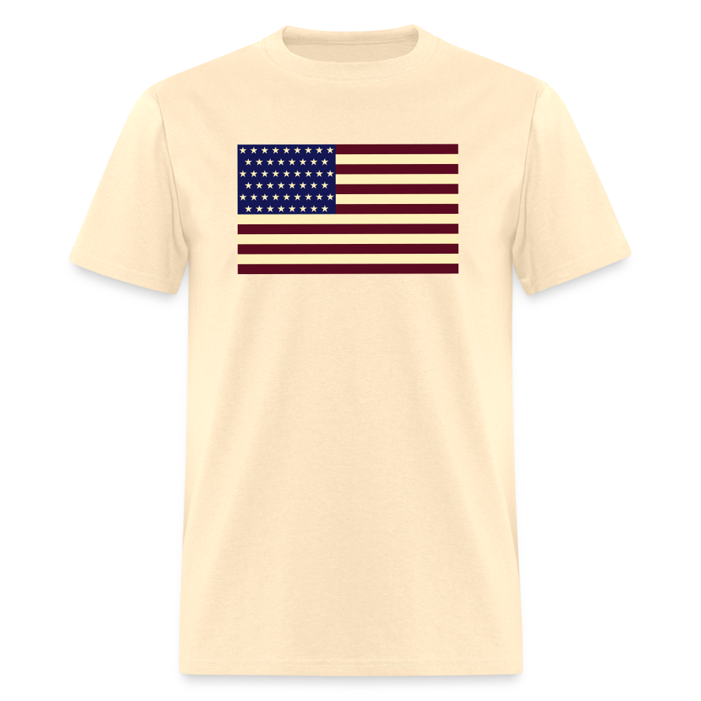 USA Flag Unisex Classic T-Shirt - natural