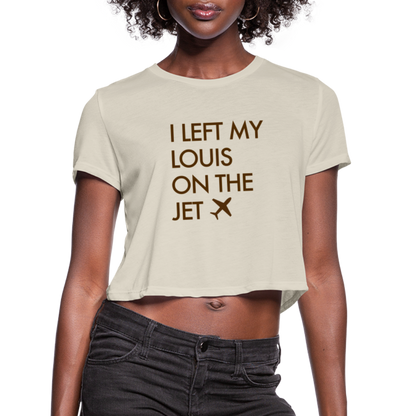 I left My Louis on the Jet Women's Cropped T-Shirt - dust
