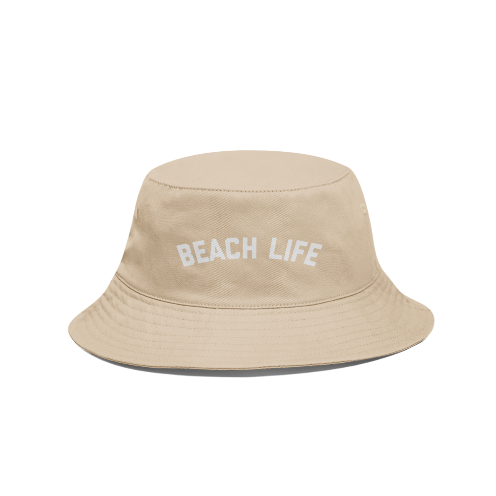 Beach Life Bucket Hat - cream