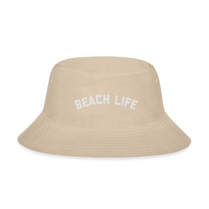 Beach Life Bucket Hat - cream