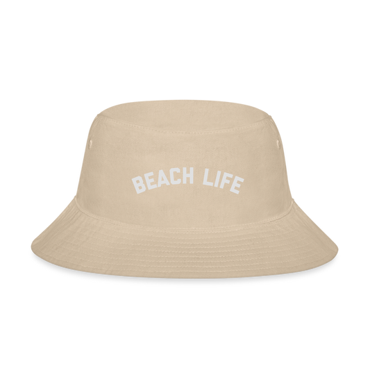 Beach Life Bucket Hat - cream