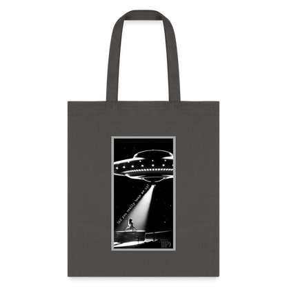 Beam Me Up Down Bad TTPD Taylor Swift Tote Bag - charcoal