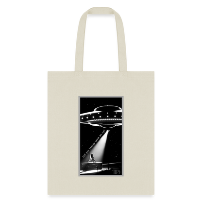Beam Me Up Down Bad TTPD Taylor Swift Tote Bag - natural