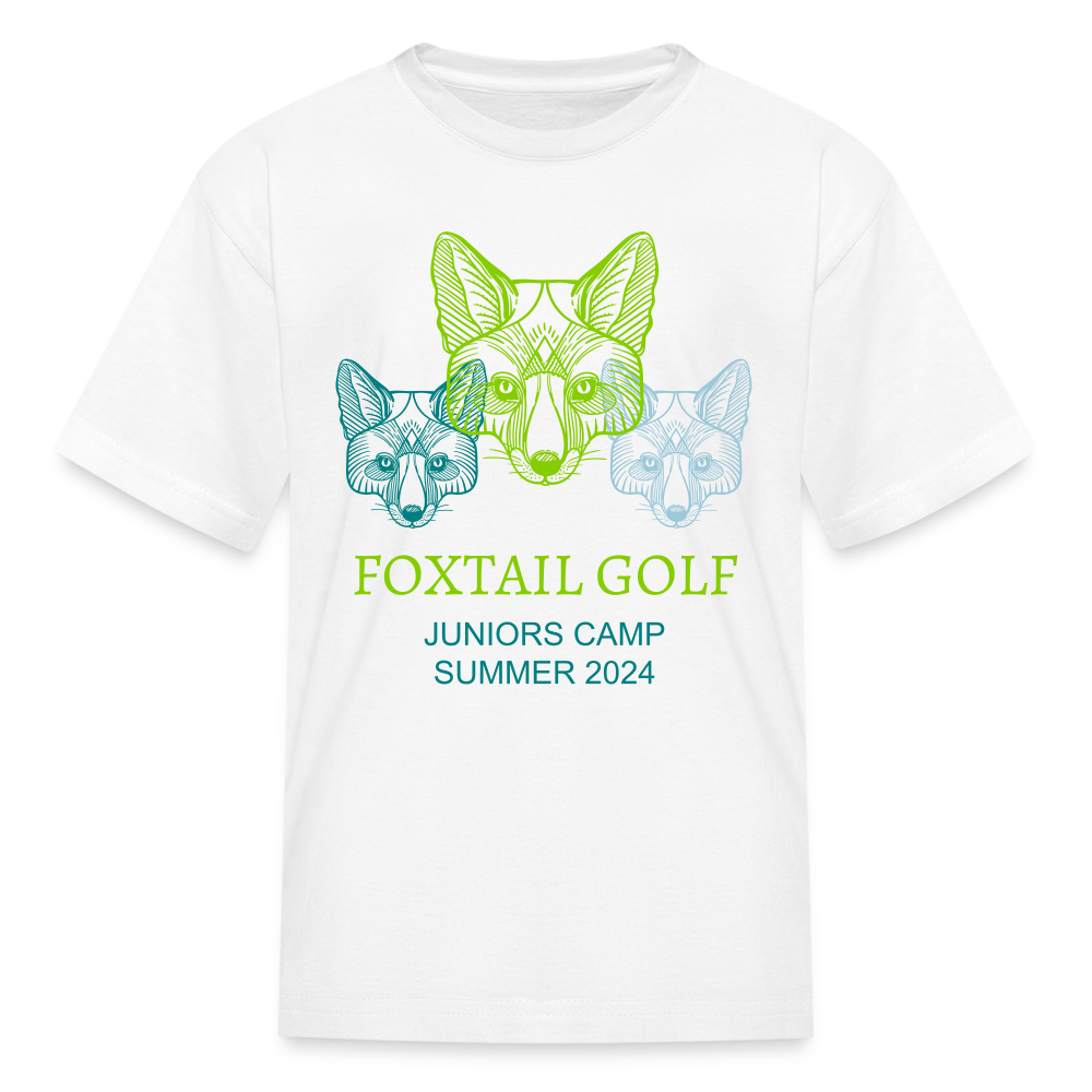 Foxtail Golf Camp Kids' T-Shirt - white